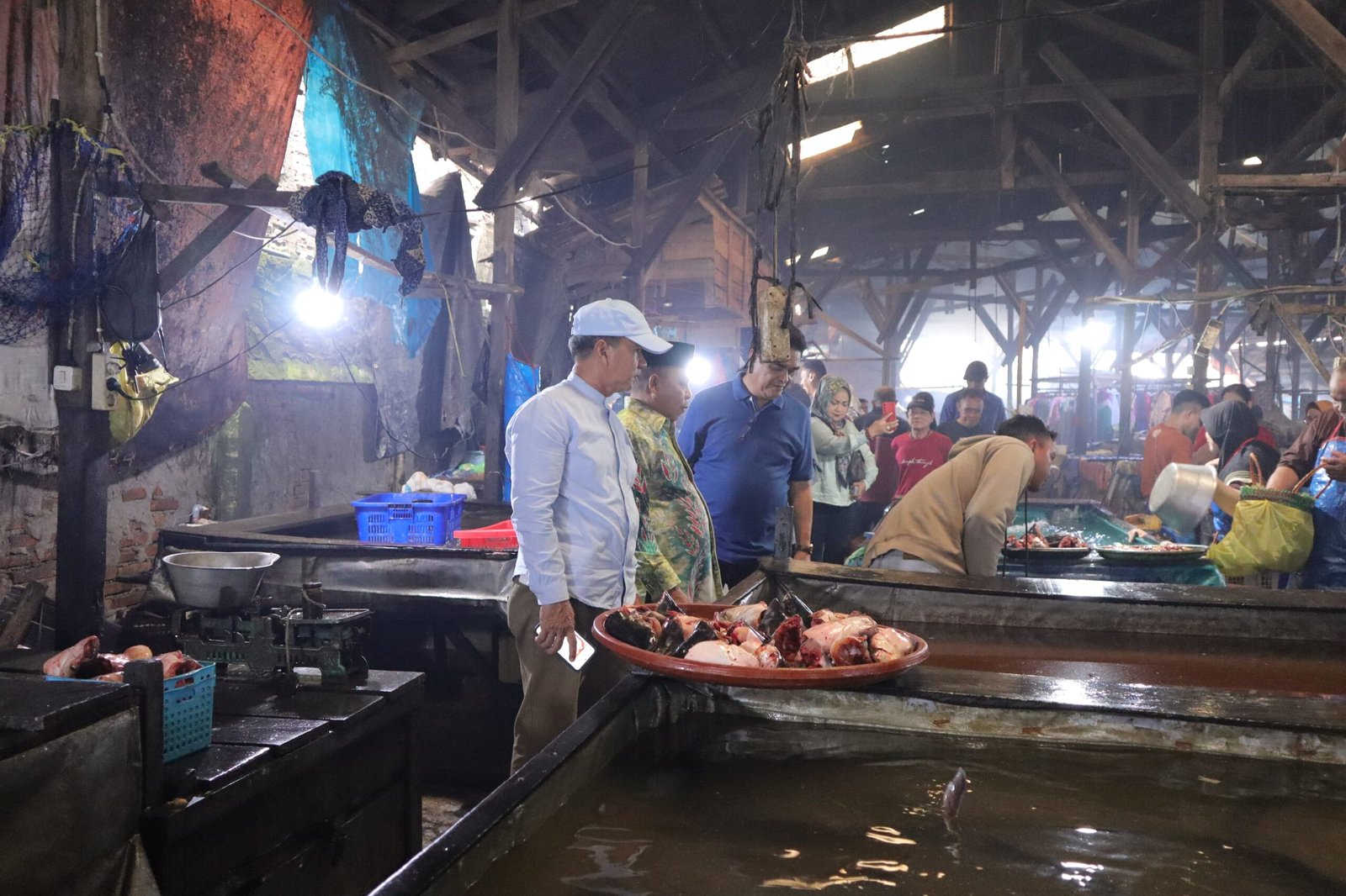 Rojikinnor Blusukan Ke Pasar Besar Palangka Raya